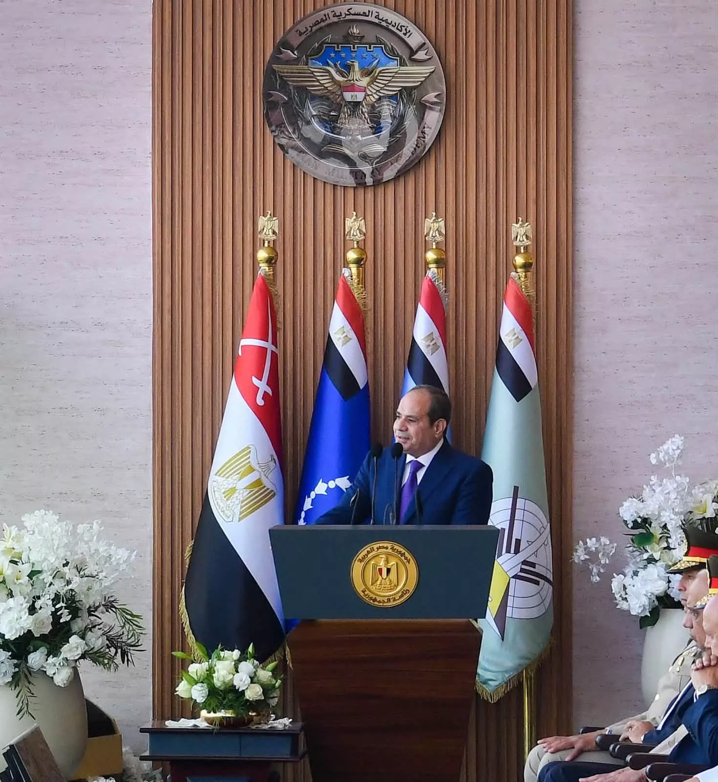 السيسي يشهد احتفال تخرج دفعات من الأكاديمية والكلية العسكرية
