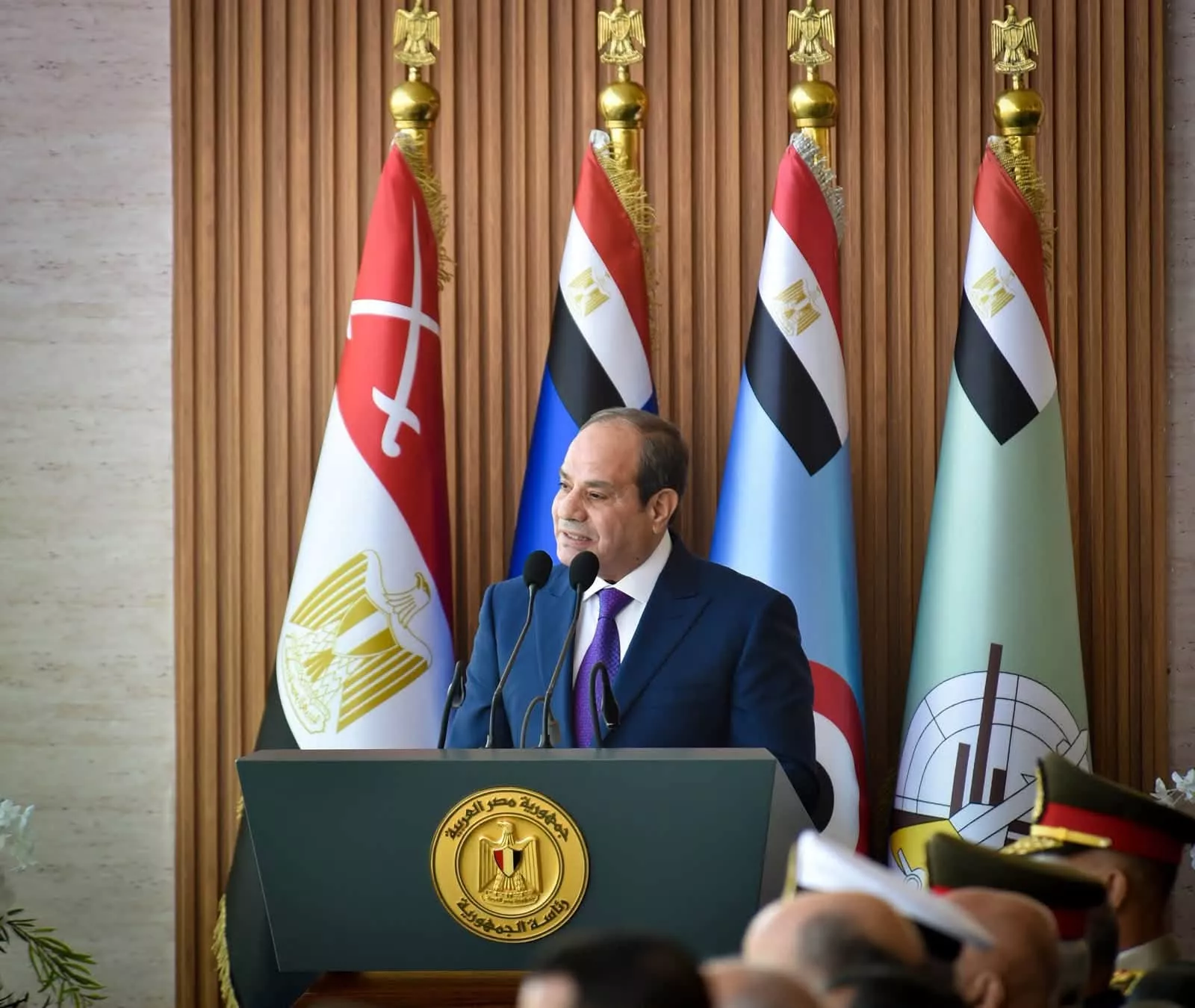 السيسي يشهد احتفال تخرج دفعات من الأكاديمية والكلية العسكرية