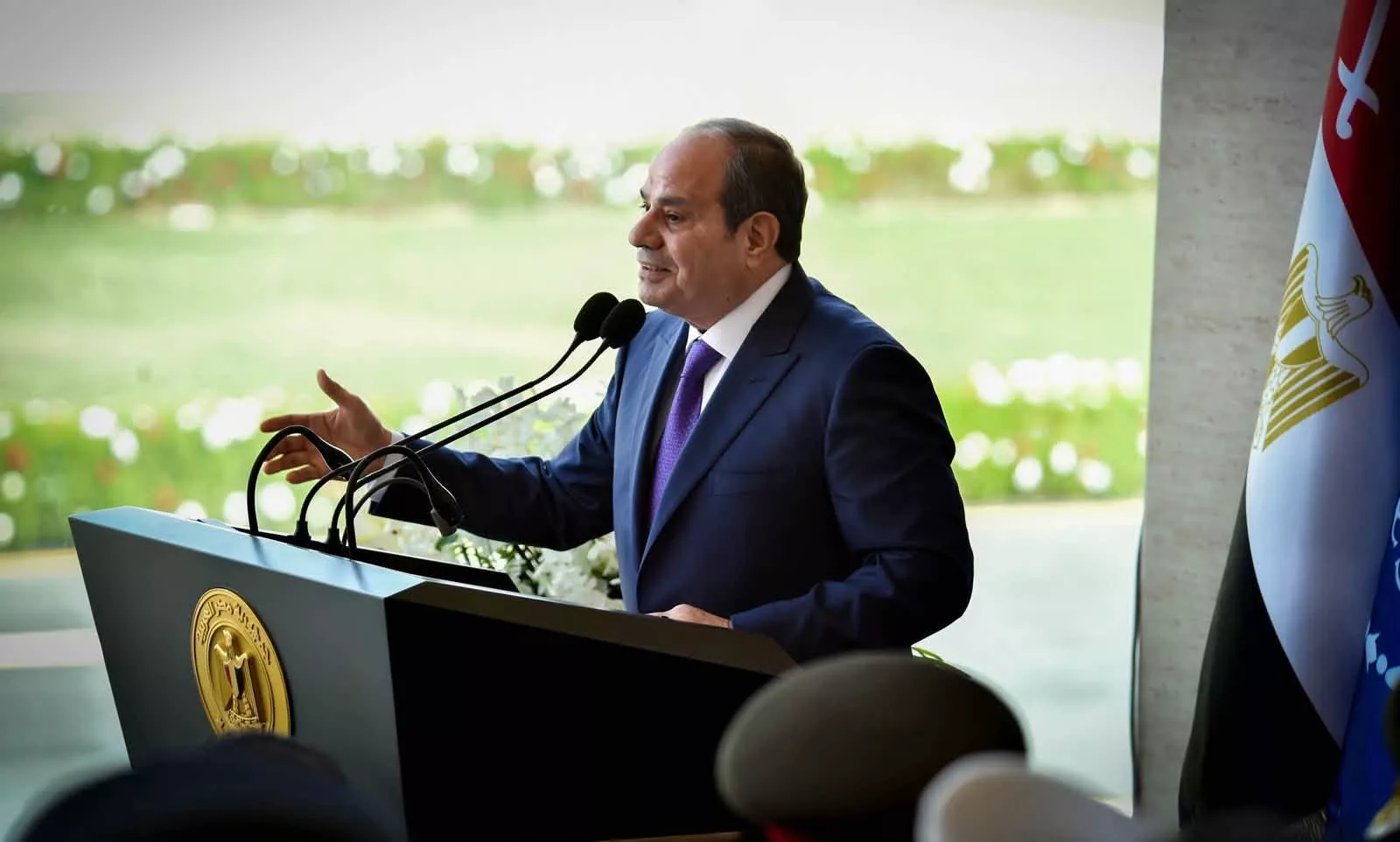 السيسي يشهد احتفال تخرج دفعات من الأكاديمية والكلية العسكرية