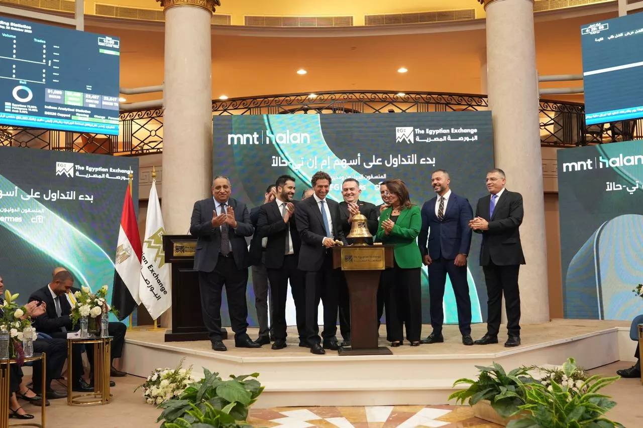 البورصة المصرية تحتفل ببدء التداول الرسمي على أسهم شركة إم إن تي – حالاً