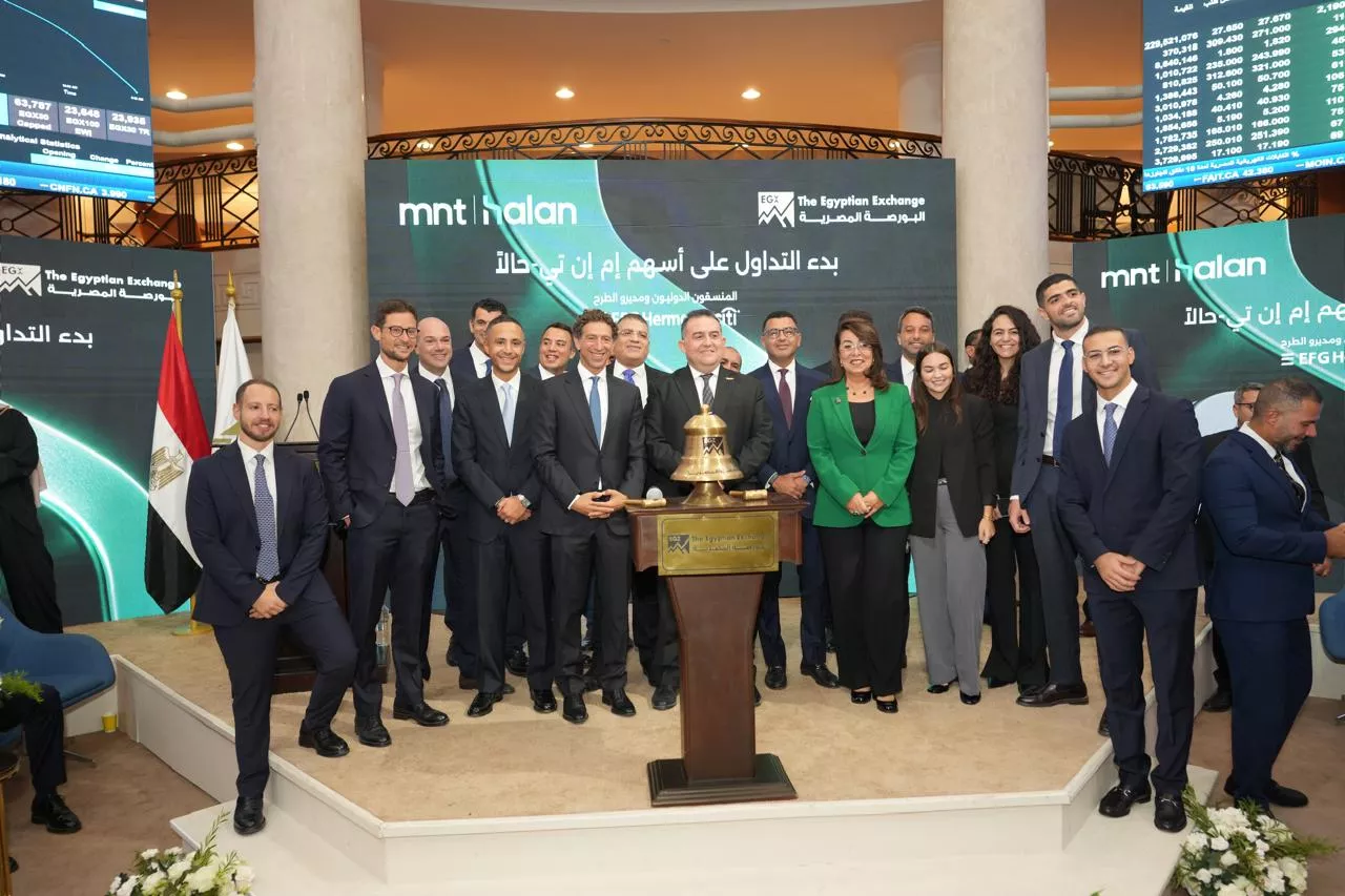 البورصة المصرية تحتفل ببدء التداول الرسمي على أسهم شركة إم إن تي – حالاً