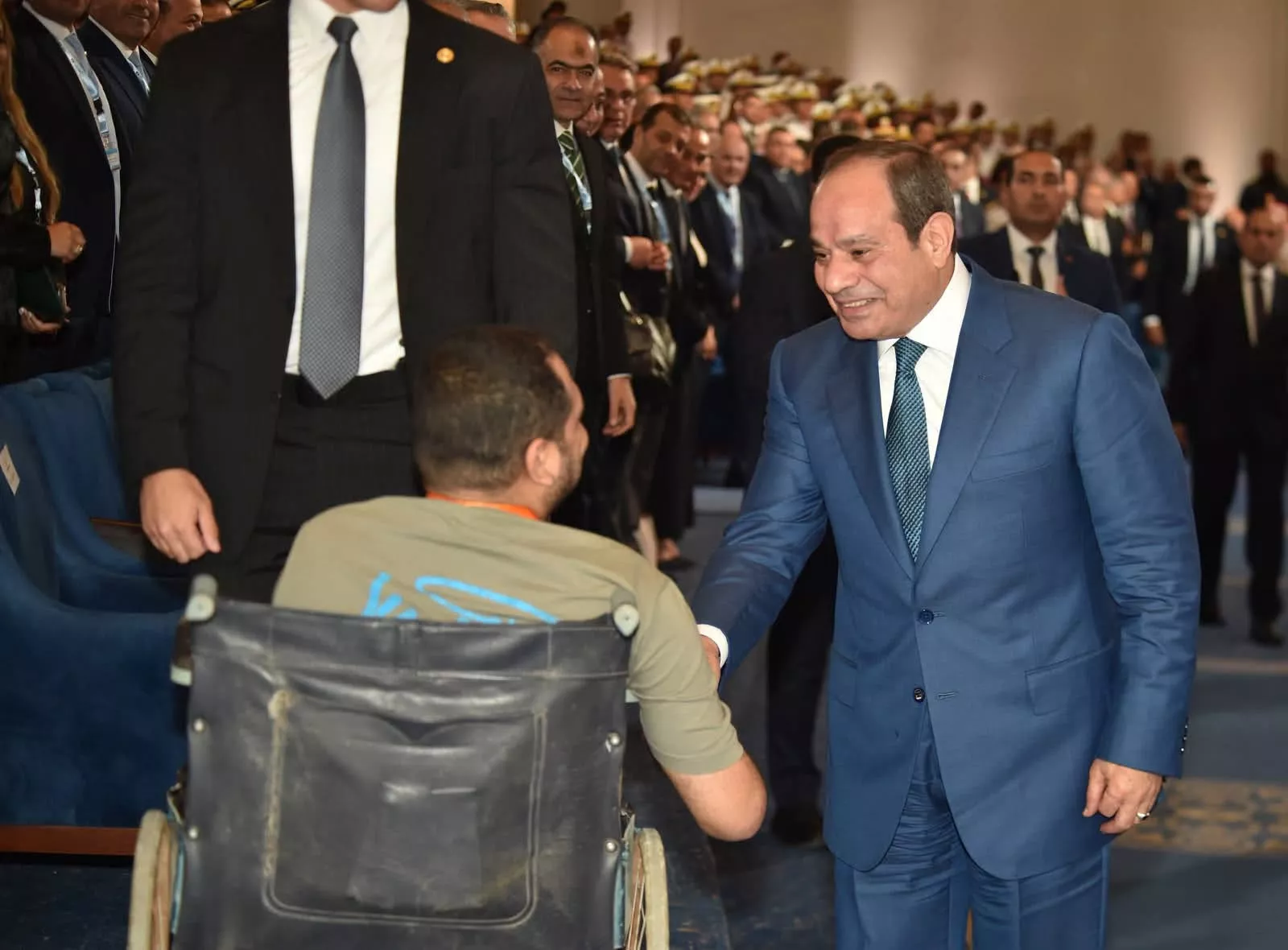 الرئيس السيسي يشارك في جلسة الأمن الغذائي والمائي