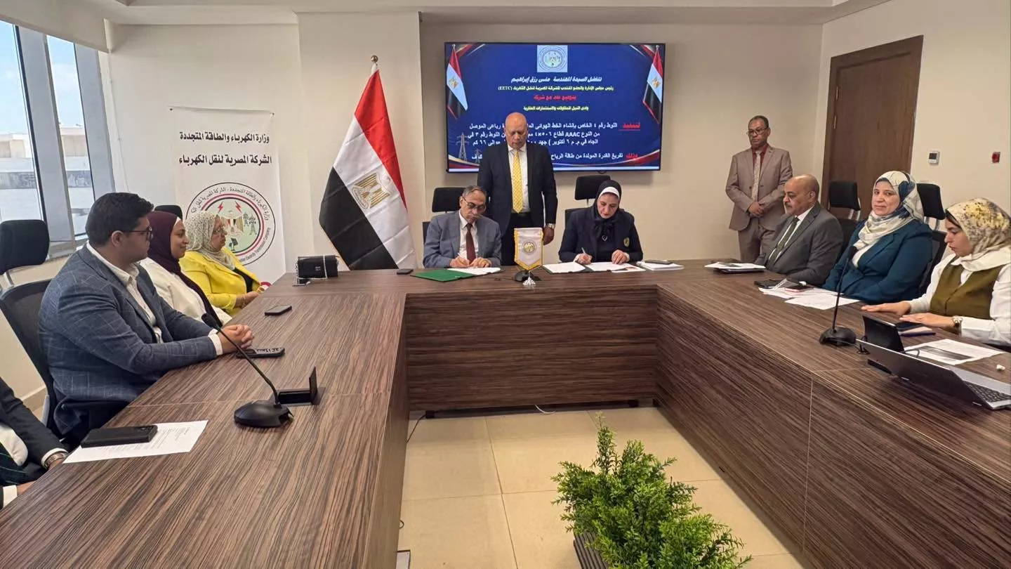 تعاون بين المصرية لنقل الكهرباء وشركة وادي النيل للمقاولات 