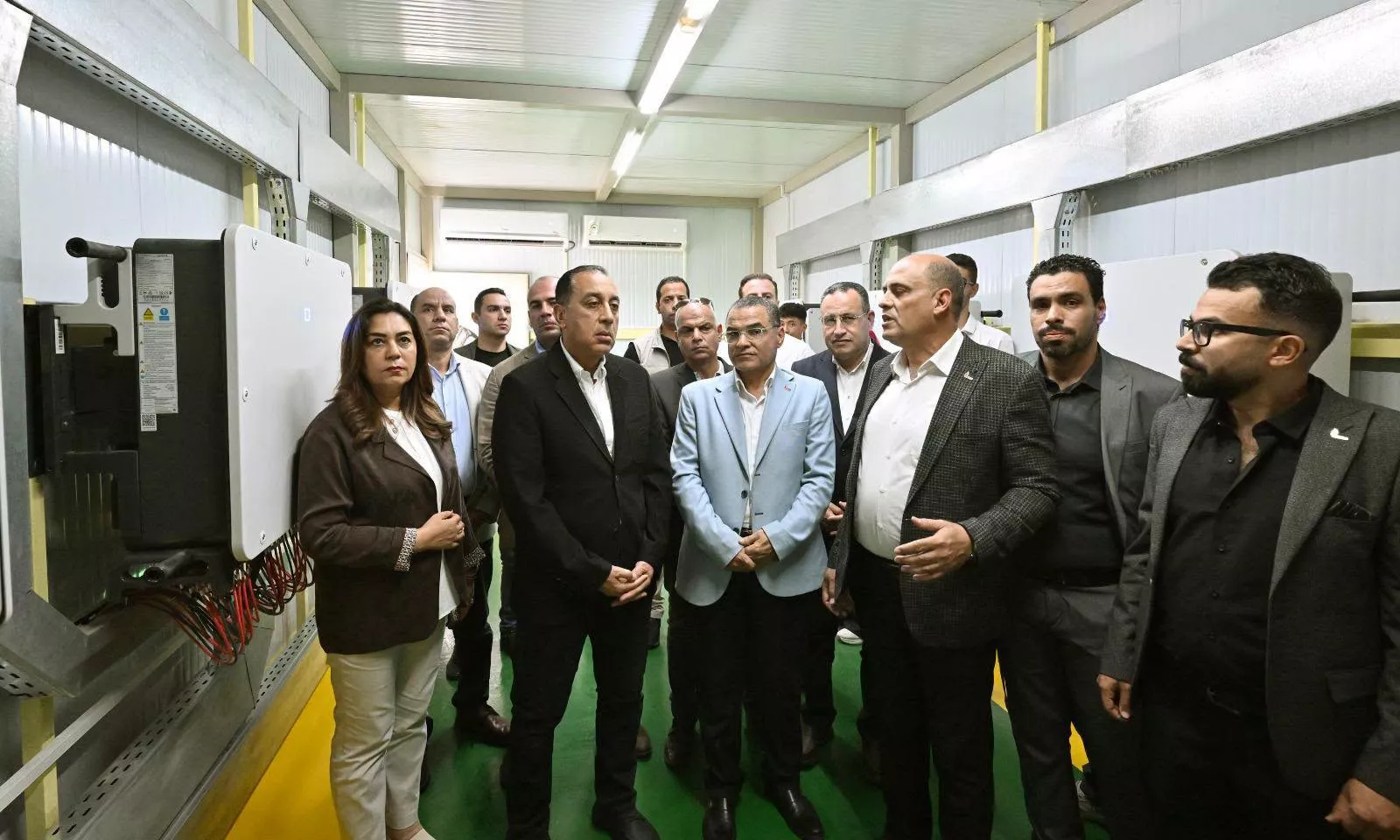 مدبولي يفتتح مشروع محطة الطاقة الشمسية بشركة النصر للبترول