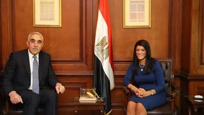 «المشاط» تبحث مع سفير العراق ترتيبات انعقاد اللجنة العليا المشتركة