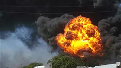 استشهاد أمين شرطة وإصابة 3 فى انفجار أعلى كوبرى 15مايو 