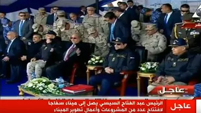 بث مباشر.. السيسي يفتتح  مينائي سفاجا وأرقين
