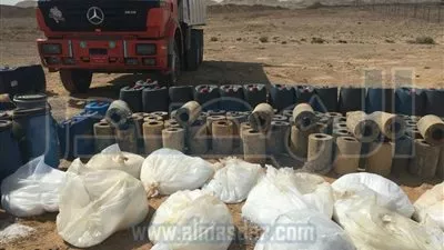 بالصور.. الجيش الثالث الميداني يضبط سيارة محملة بالمتفجرات
