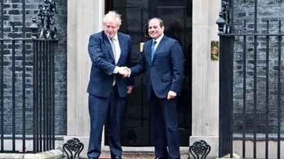السيسي يبحث مع جونسون مستجدات القضايا الإقليمية ذات الاهتمام المشترك