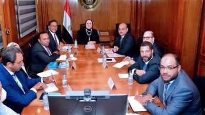 نيفين جامع  تستعرض تطورات برنامج تنمية الصعيد مع بعثة البنك الدولي 