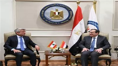 وزير البترول يبحث إجراءات توريد الغاز المصري إلى لبنان