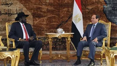 السيسي يستقبل رئيس جنوب السودان بالاتحادية اليوم