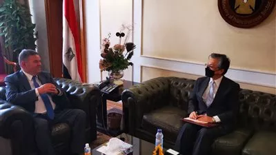 وزير قطاع الأعمال يبحث مع سفير اليابان تعزيز التعاون الاقتصادي