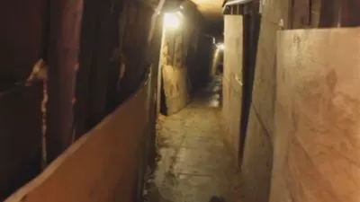 بالفيديو..نفق في غرفة نوم يصل المكسيك بالولايات المتحدة