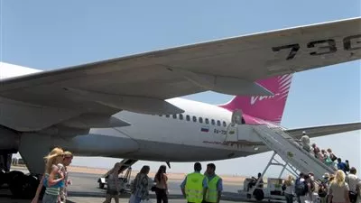 وفد روسي يتفقد إجراءات التأمين بمطاري الغردقة وشرم الشيخ