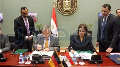 وزيرة التعاون الدولي توقع اتفاقيتين مع ألمانيا بقيمة 35 مليون يورو