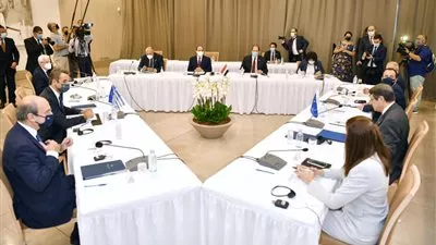 قمة آلية التعاون الثلاثى تستعرض سبل تعزيز التعاون بين مصر وقبرص واليونان
