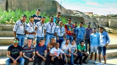 بالصور .. آثار أرض الذهب تُبهر المشاركين بالفوج الـ 24 لقطار الشباب