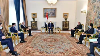 السيسى يبحث مع وزير الخارجية الفرنسى سبل تعزيز جهود مواجهة التطرف