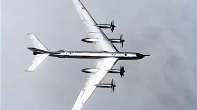 بالفيديو.. استعراض لطائرة توبوليف 