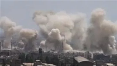بالفيديو.. إنفجارات ضخمة تهز أرجاء مدينة 