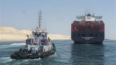 عبور 45 سفينة لقناة السويس بحمولات 3 ملايين طن