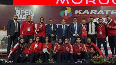 البعثة المصرية لـ« الكاراتيه» تُتوج بـ 13 ميدالية متنوعة في الدورى العالمى 