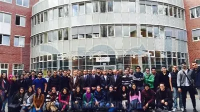 السفير المصرى في برلين يستقبل طلبة الجامعة الألمانية