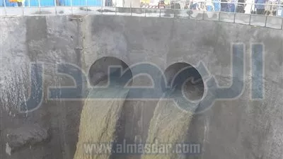 بالصور.. لحظة افتتاح عبور مياه النيل الى شرق قناة السويس وسيناء عبر سحارة سرابيوم