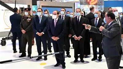 السيسى يفتتح معرض ومؤتمر النقل الذكى للشرق الأوسط وافريقيا