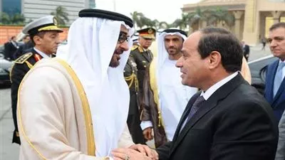 وزير الخارجية ينقل رسالة من السيسي إلى ولي عهد أبوظبي