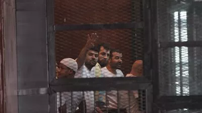 المؤبد لـ 71 متهما و 10 سنوات لحدثين فى قضية حرق كنيسة كرداسة	