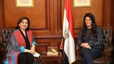وزيرة التعاون الدولى تستعرض جهود مصر في مجال تمكين المرأة