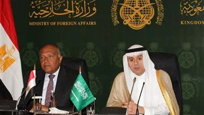 بدء جلسة المباحثات بين سامح شكري ونظيره السعودي