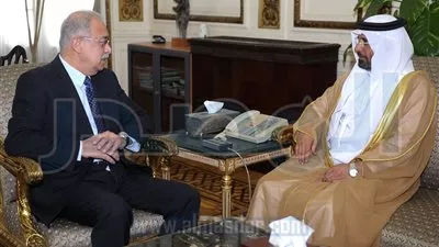 رئيس الوزراء يلتقى سفير الإمارات بعد انتهاء فترة عمله بالقاهرة