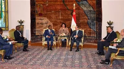 تفاصيل لقاء السيسي مع رئيس توجو بالاتحادية