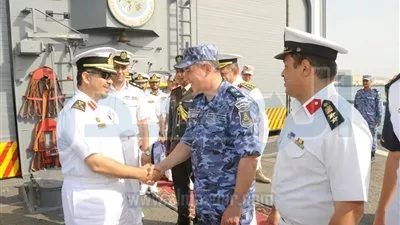 القوات البحرية  تشارك فى التدريب المشترك المصرى الإماراتى 