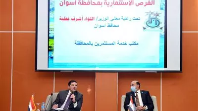 رئيس هيئة الاستثمار يبحث مع محافظ أسوان دعم وتيسير الاستثمارات 