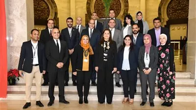 وزيرة التخطيط تتفقد لجان تقييم جائزة مصر للتميز الحكومي 2020