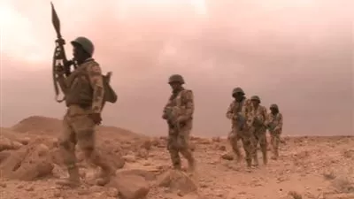 فيديو.. مداهمات الجيش لجبل الحلال والقبض على العناصر الإرهابية