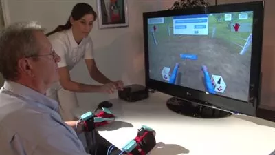 بالفيديو..ألعاب الفيديو لإعادة تأهيل أطراف المصابين بالسكتة الدماغية
