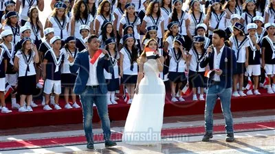 بالفيديو.. فقرة غنائية في احتفالية مشروع قناة السويس الجديد