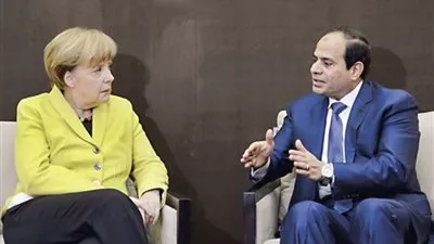 السيسي وميركل يفتتحان اليوم محطة كهرباء البرلس