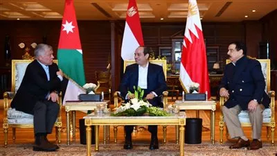السيسي يعقد قمة ثلاثية مع العاهل الأردني وملك البحرين في شرم الشيخ