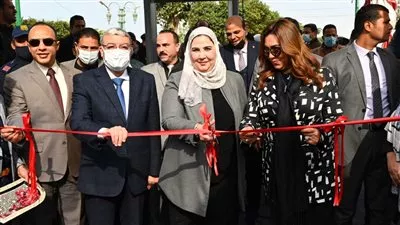 وزيرة التضامن تفتتح معرض «ديارنا» للأثاث والحرف اليدوية بالمنيا