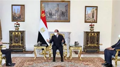 السيسى يبحث مع وزير خارجية فرنسا القضايا الإقليمية ذات الاهتمام المشترك