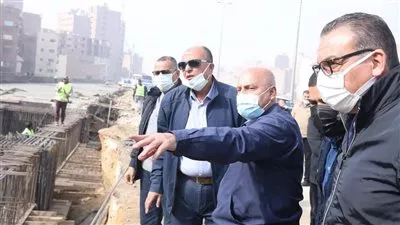 وزير النقل يتفقد العمل بمشروع تطوير الطريق الدائري حول القاهرة الكبرى