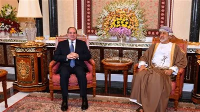 السيسي يؤكد حرص مصر وسلطنة عمان على تعزيز العمل العربي المشترك