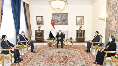 السيسي يلتقي السكرتير العام لمنطقة التجارة الحرة القارية الإفريقية
