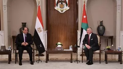 السيسى يبحث مع ملك الأردن سبل تعزيز العلاقات الثنائية بين البلدين